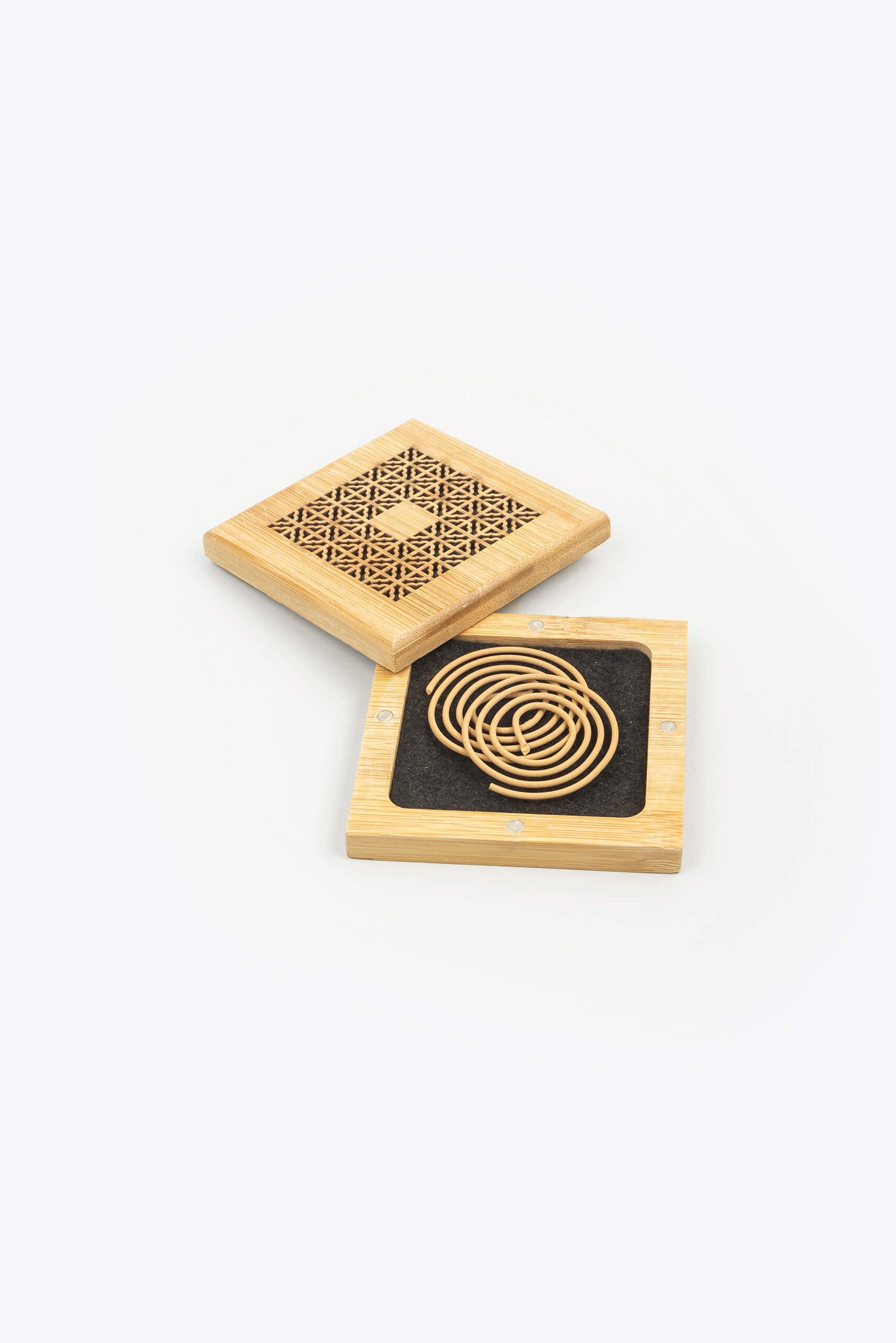 Wooden Coil Incense Box - Incense - Muslim Lifestyle Store